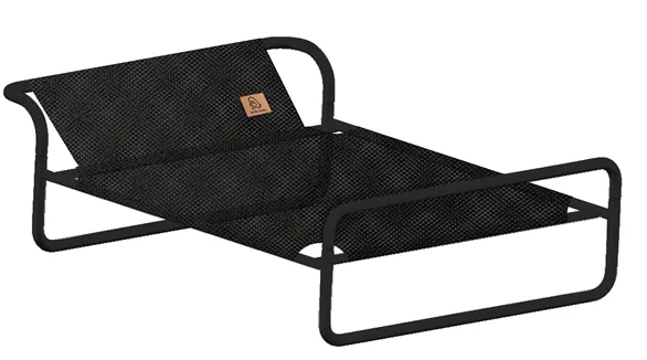 Breathable Mesh Removable Camping Raised Tsiaj txaj