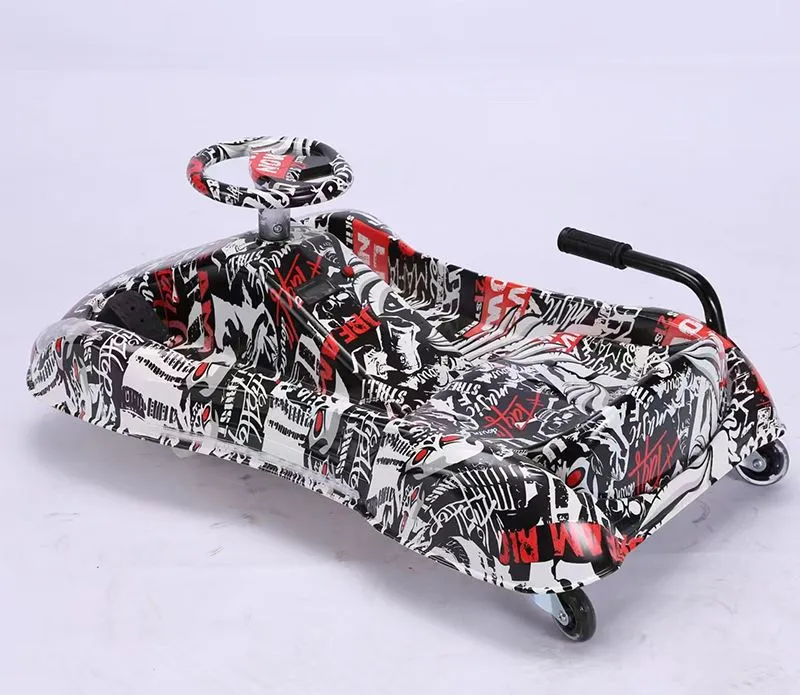 Cov Menyuam Lom Zem Hluav Taws Xob Drift Kart