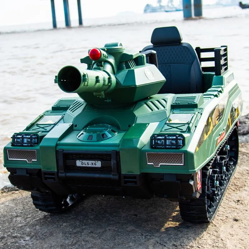 Kids Electric Tsheb Green Tank